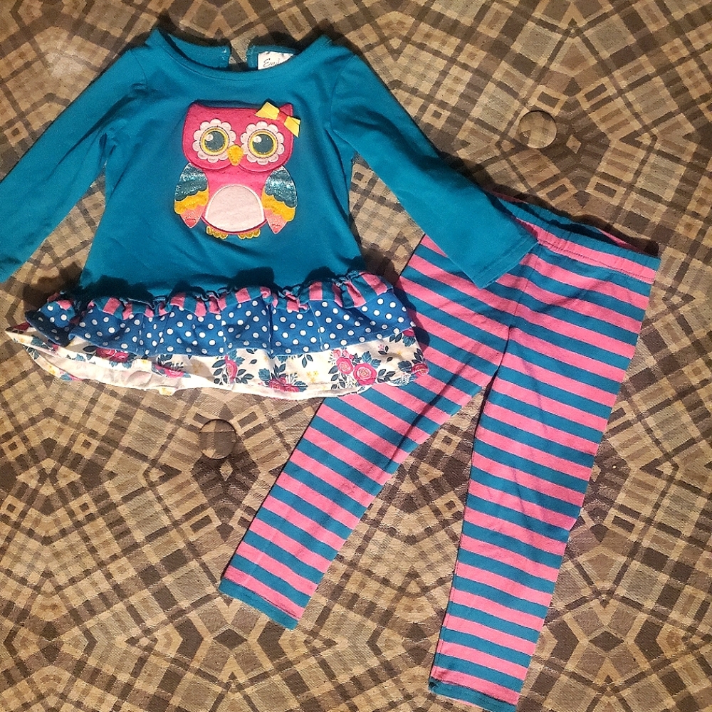 Toddler girl owl outfit